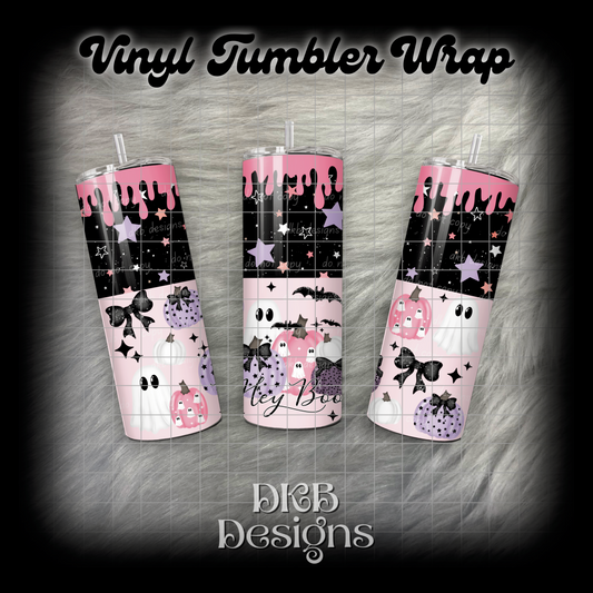 Hey boo tumbler wrap