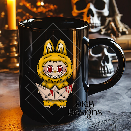 Horror monsters g red eyes no words UV DTF