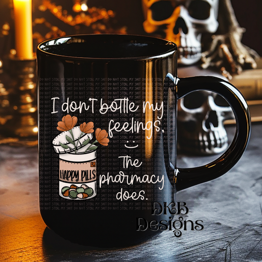 Bottle my feelings light UV DTF