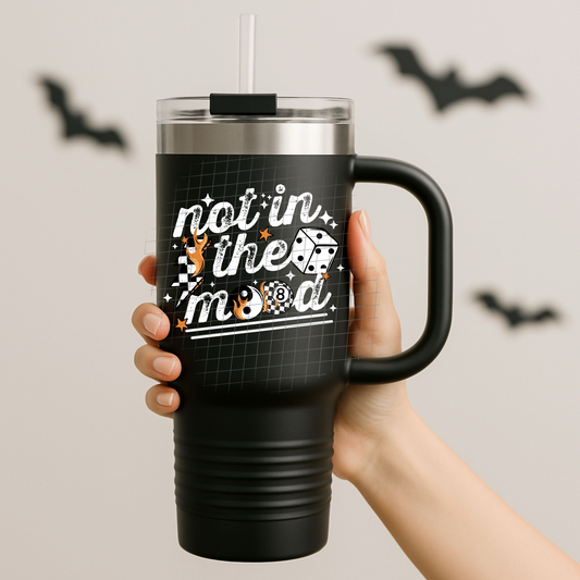 Not in the mood white UV DTF