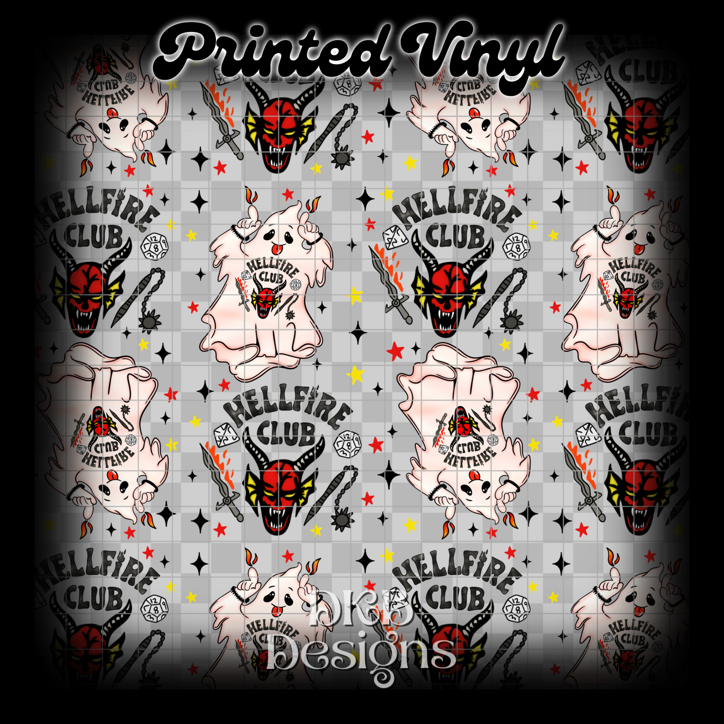 Hellfire Printed Vinyl