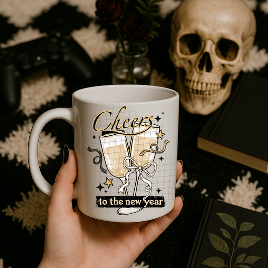 Cheers New Year UV DTF