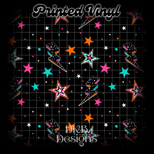 Stars and bolts Vinyl