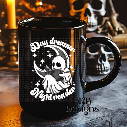 Night reader white UV DTF