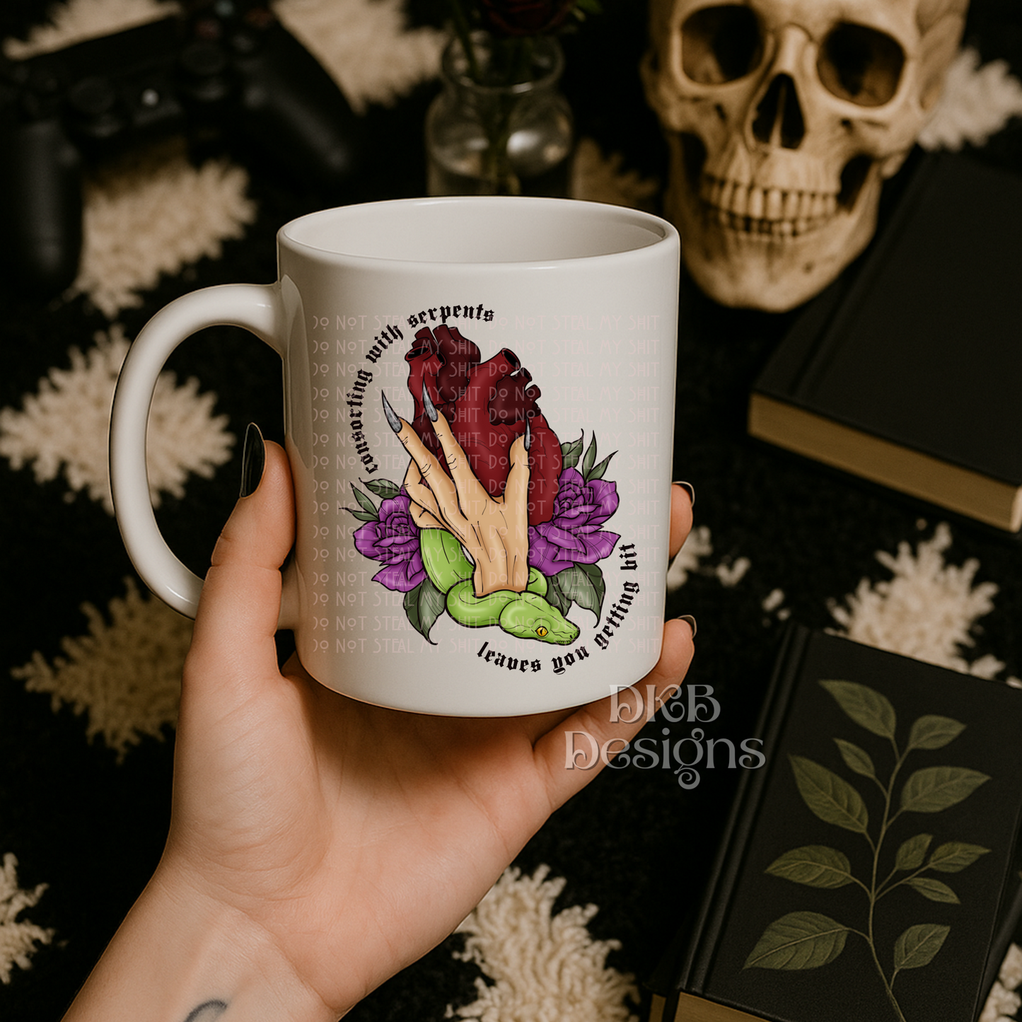 Consorting with Serpents UV DTF