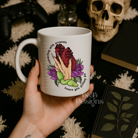 Consorting with Serpents UV DTF