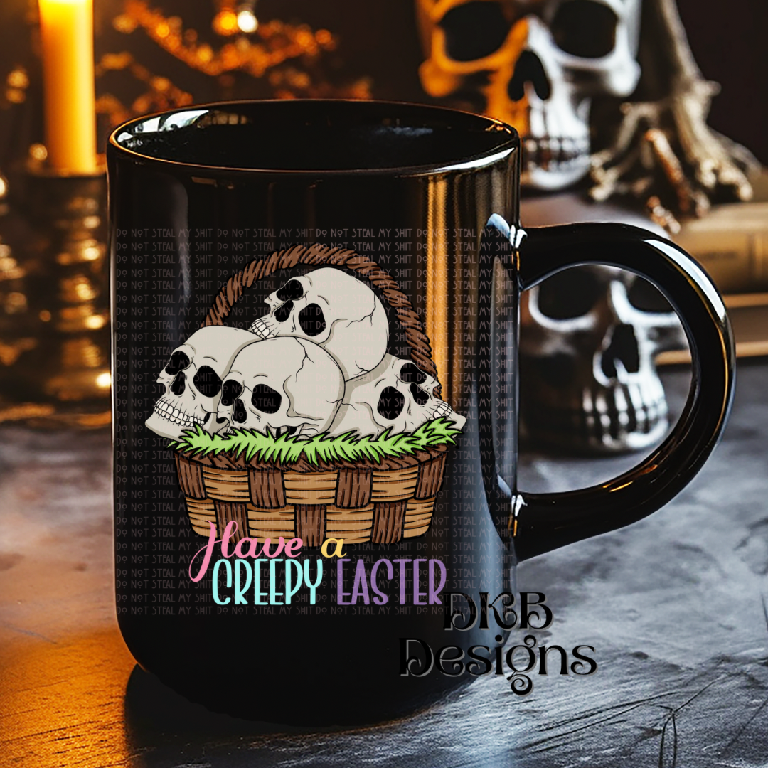 Creepy Easter UV DTF