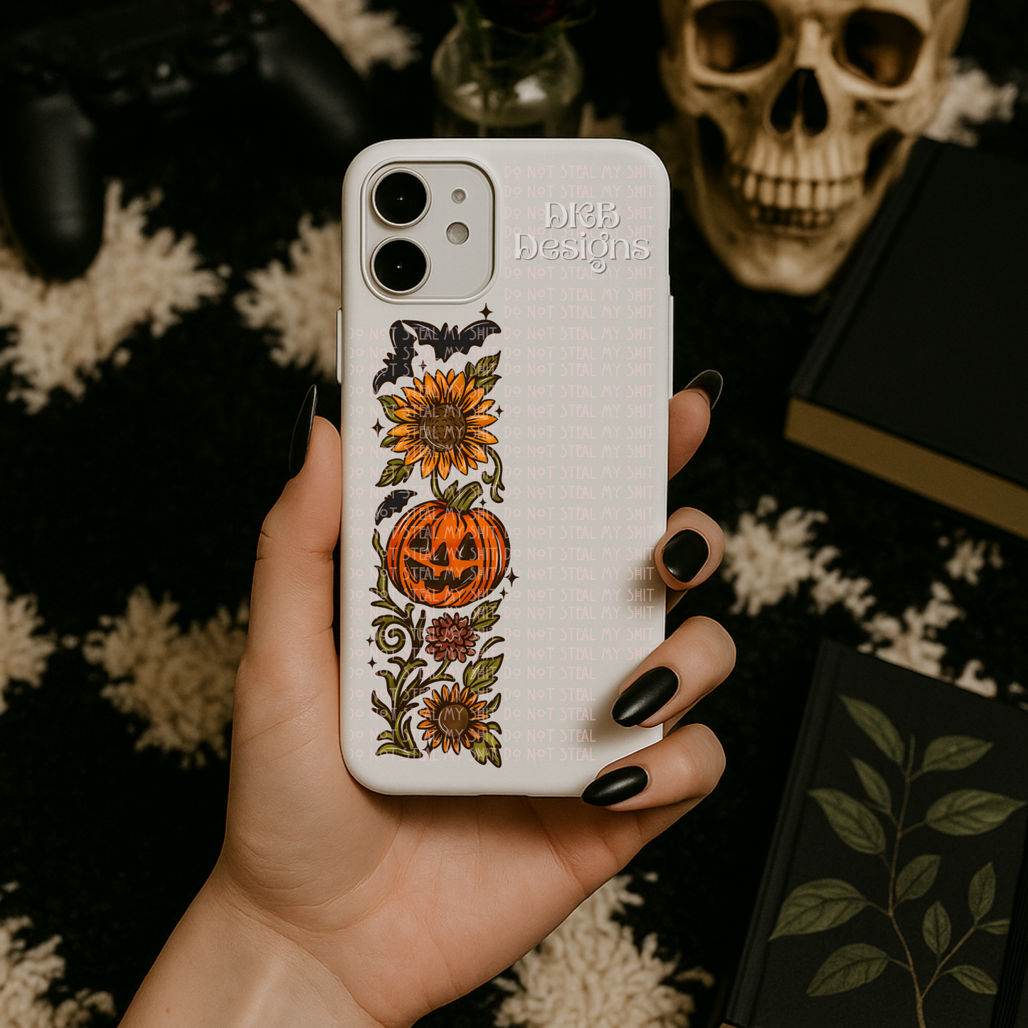 Pumpkins and sunflowers UV DTF