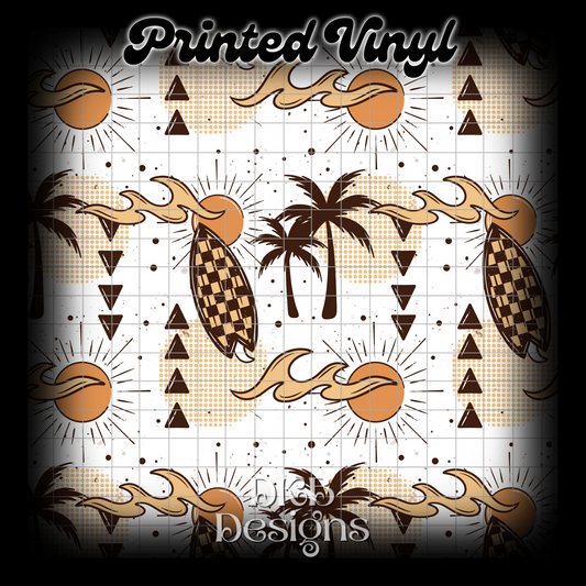 Waves and surf boards Vinyl