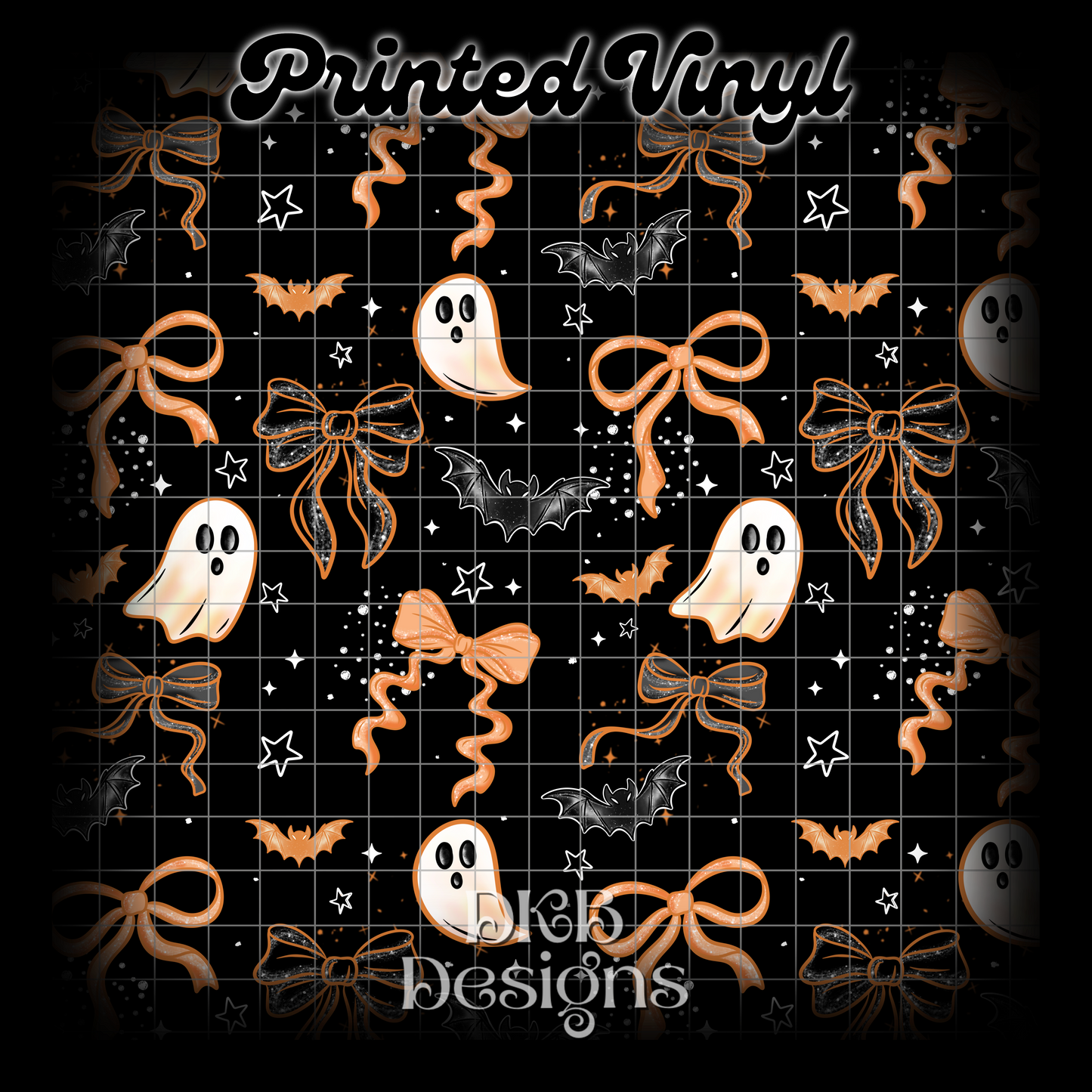 Orange bows ghosts Vinyl