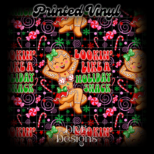 Holiday snack Printed Vinyl