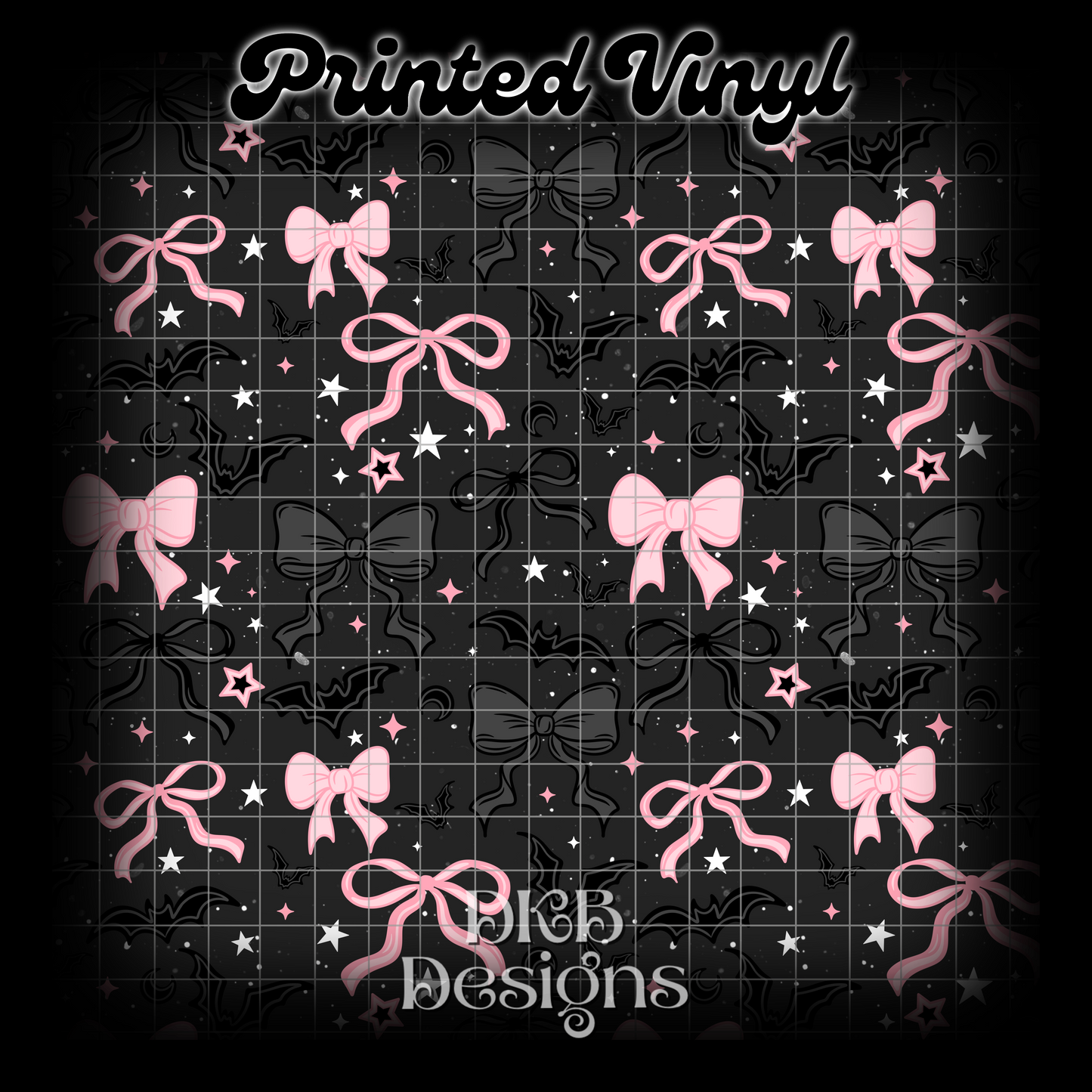 Spooky girly bows Vinyl