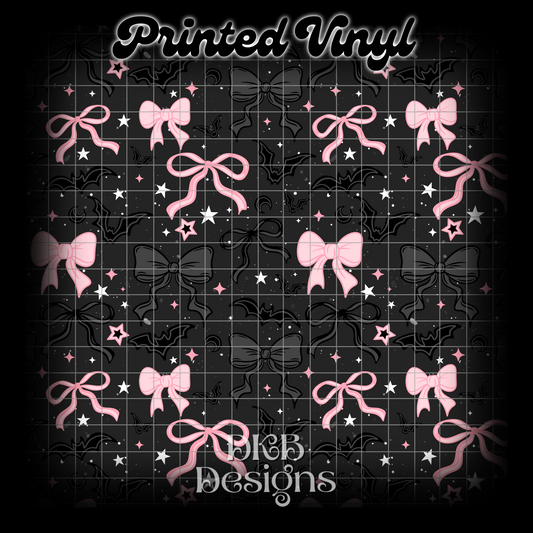 Spooky girly bows Vinyl
