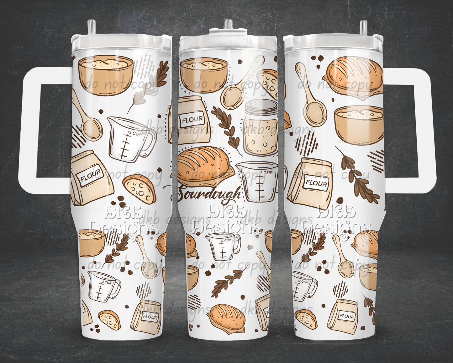 Sourdough 40oz Tumbler UV DTF