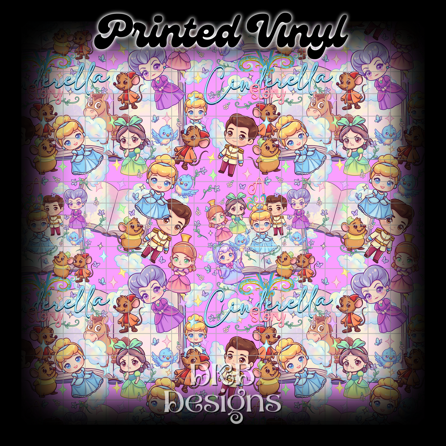 Princess Printed Vinyl (3 color ways)