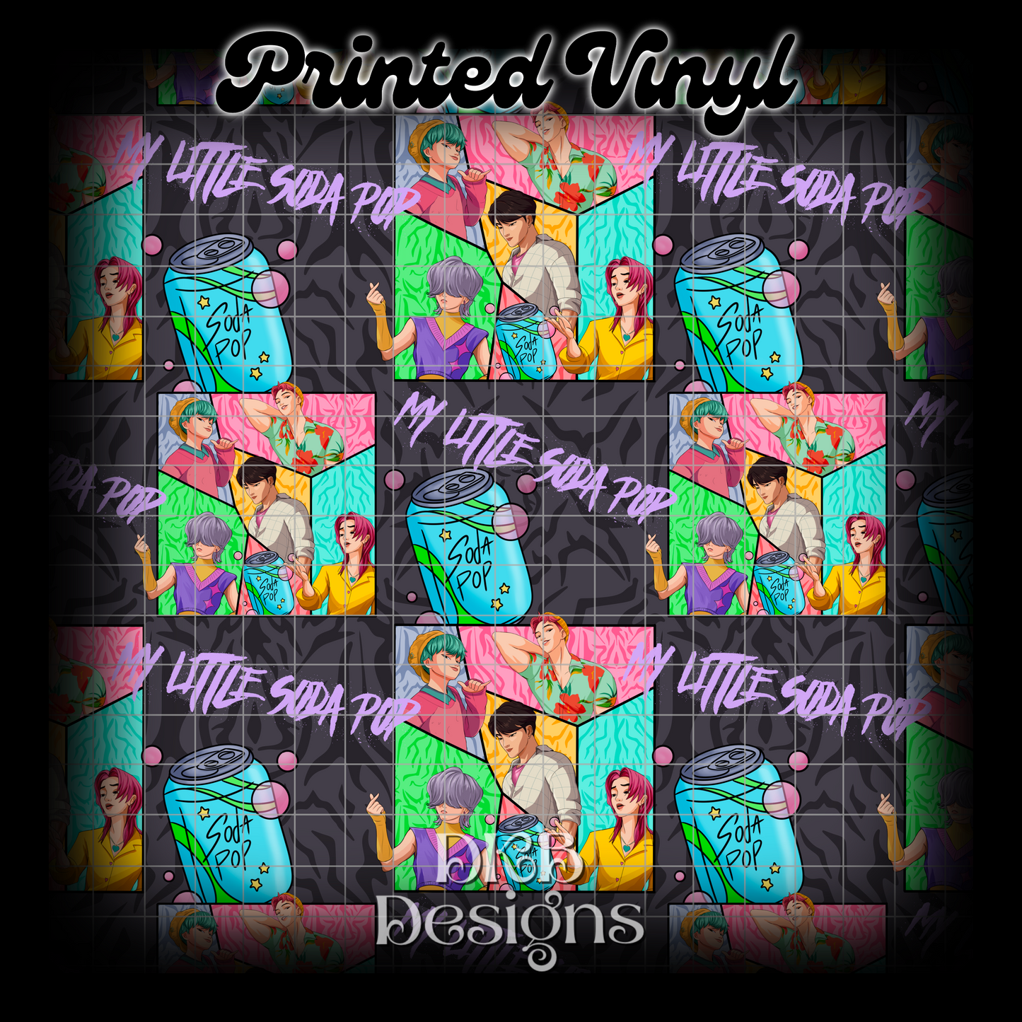 Soda pop  Printed Vinyl