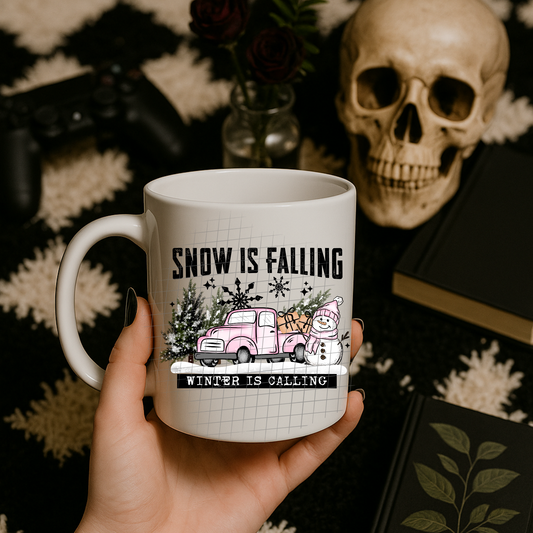 Snow is falling UV DTF