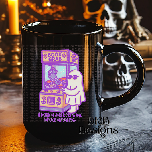 A book a day purple UV DTF