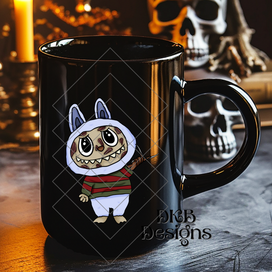 Horror monsters F no words UV DTF