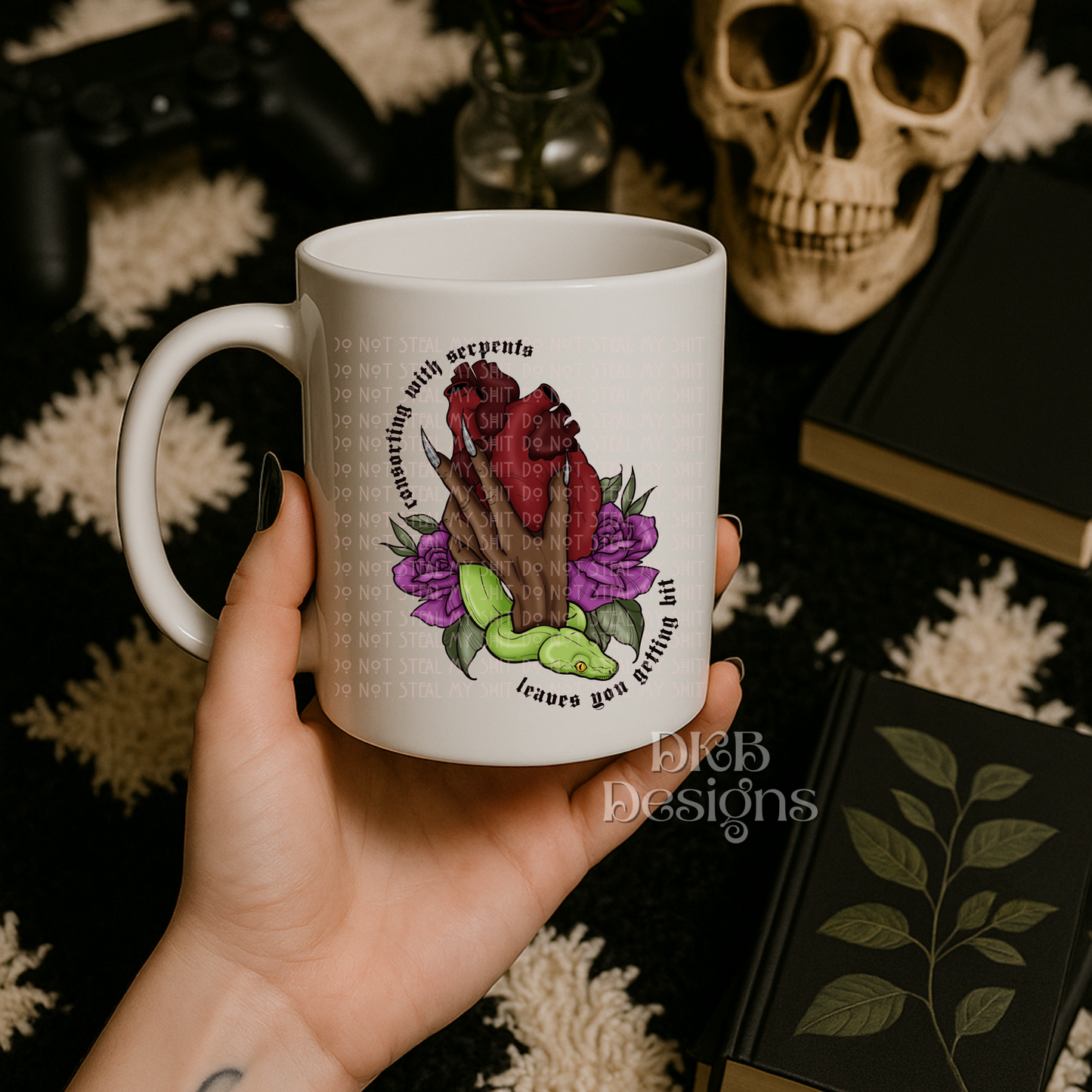 Consorting with Serpents UV DTF