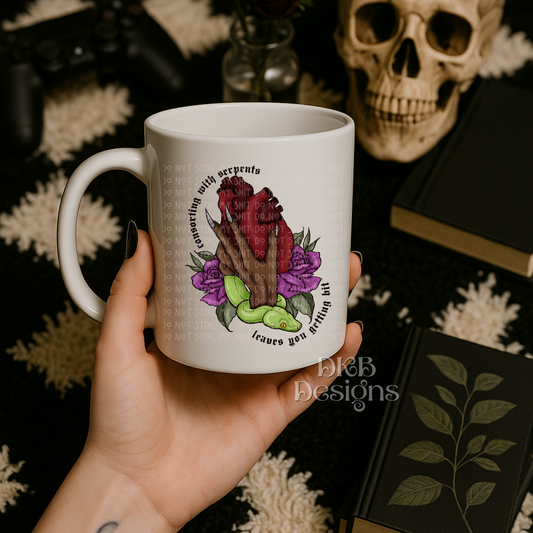 Consorting with Serpents UV DTF