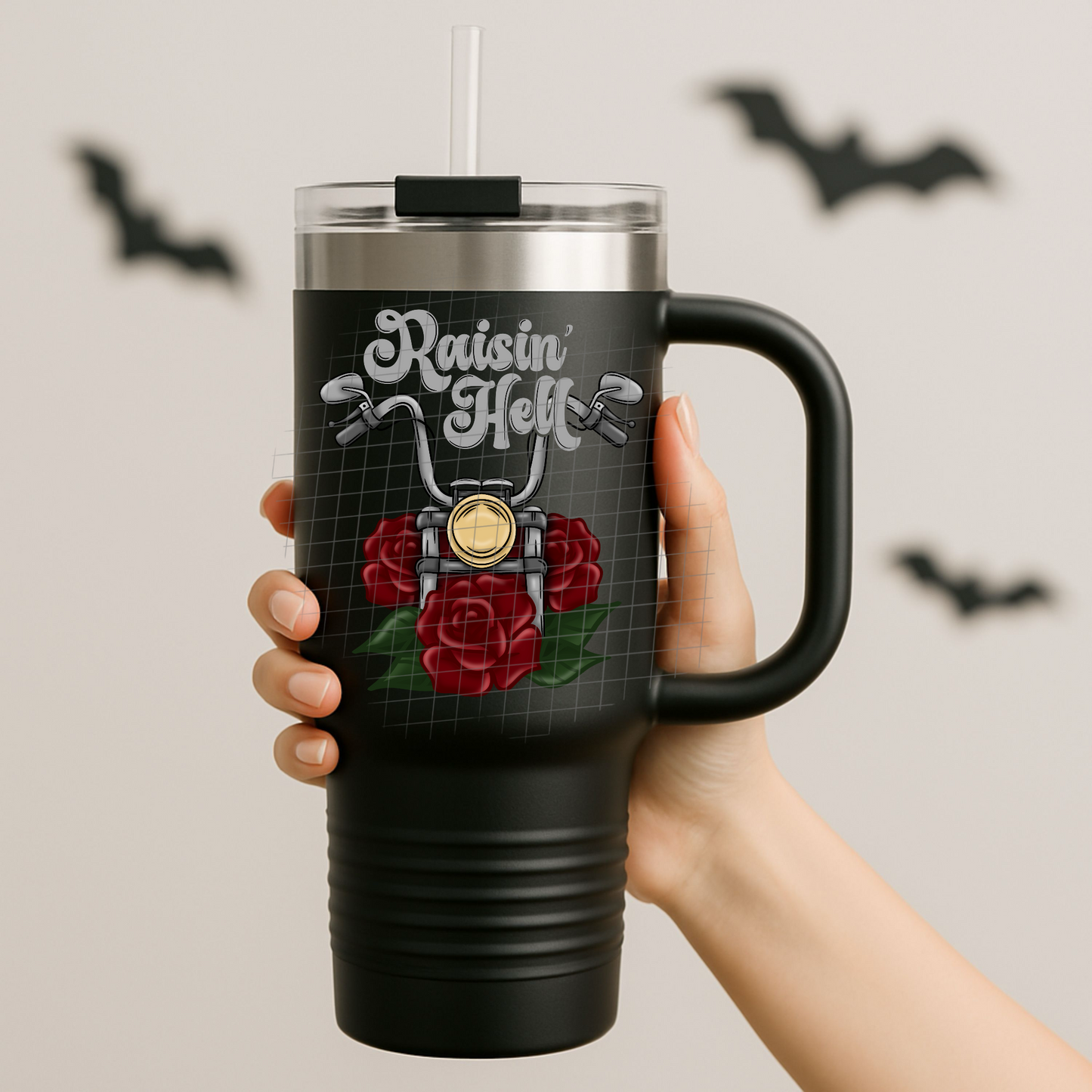 Raisin hell gray UV DTF