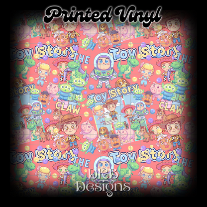 Toys Printed Vinyl (3 color ways)