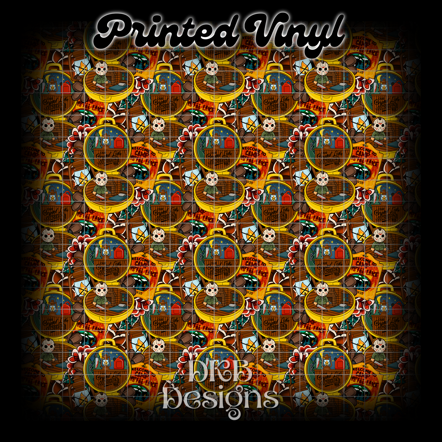 Camp pocket Printed Vinyl