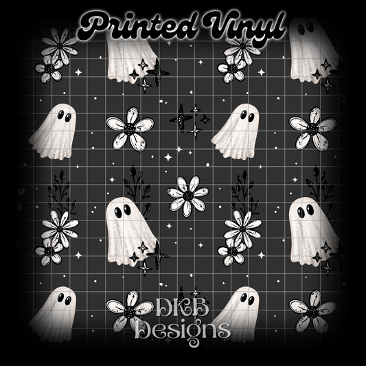 Grunge florals ghost Vinyl