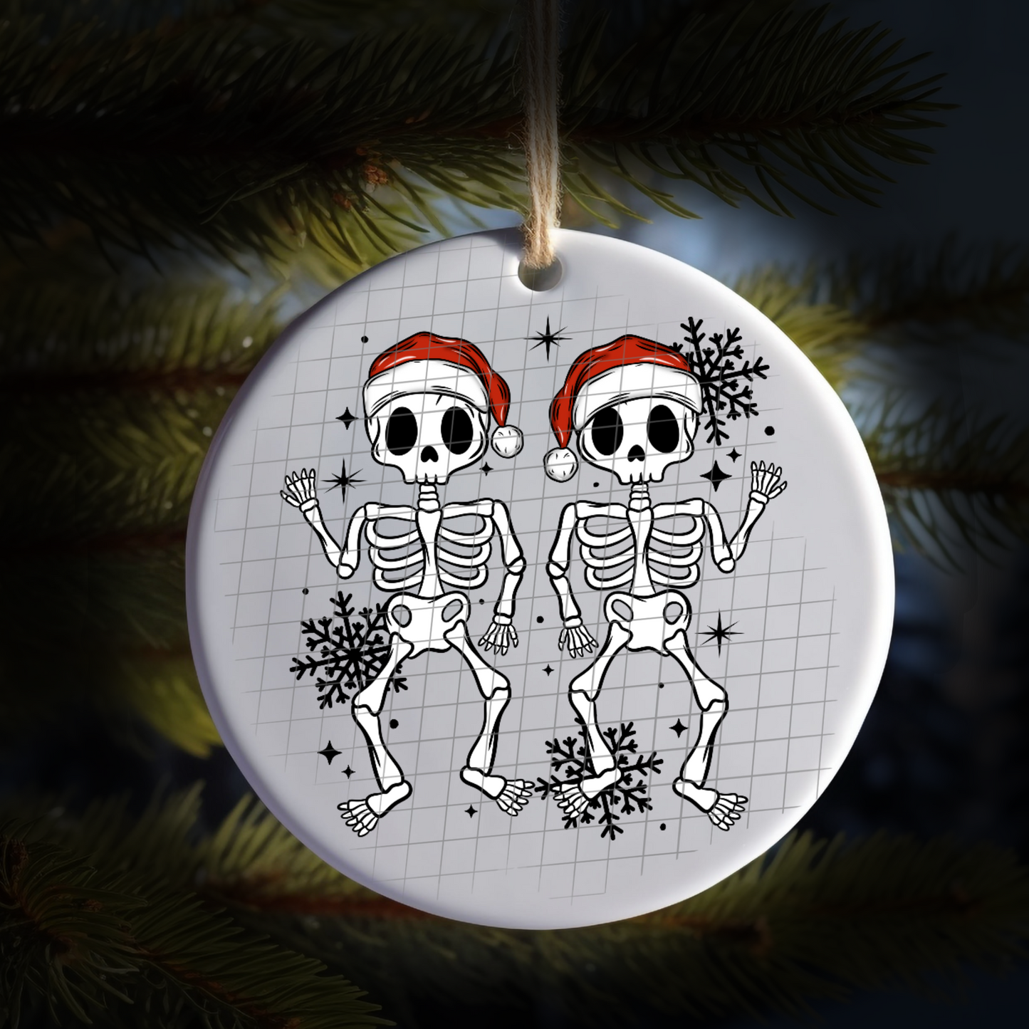 Santa skellies UV DTF