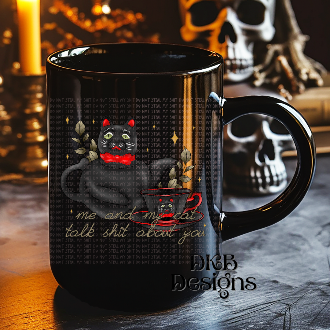 Me and My cat UV DTF