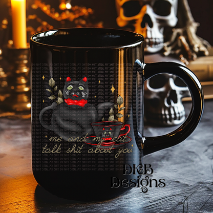 Me and My cat UV DTF