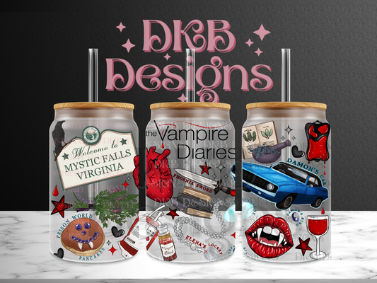 TVD 16oz glass can UV DTF