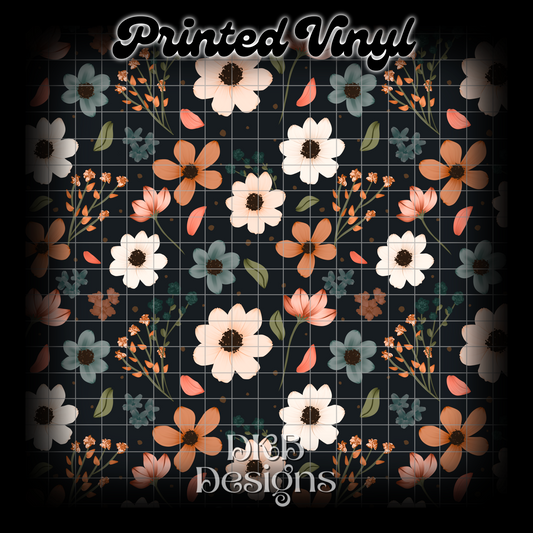 Florals dark Vinyl