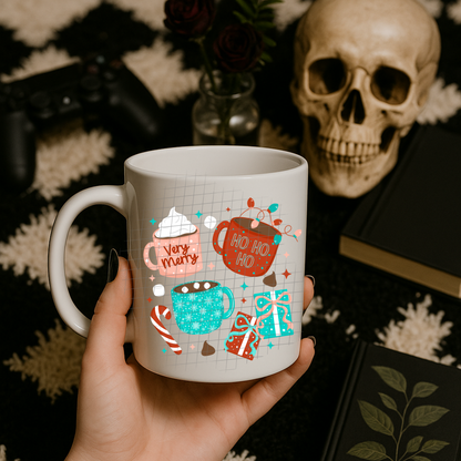 Christmas mugs UV DTF