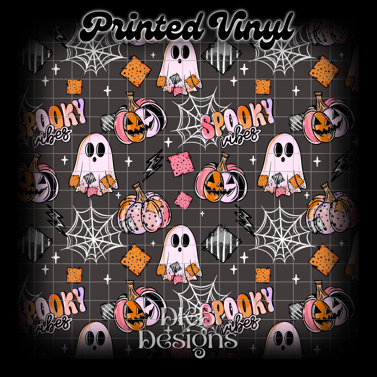 Spooky vibes gray Vinyl