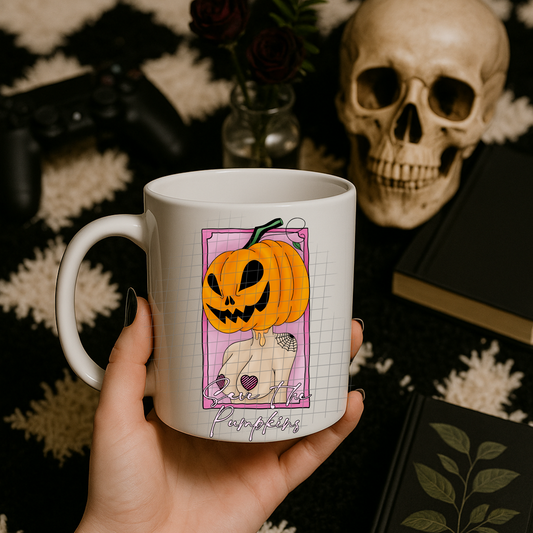 Save the pumpkins UV DTF