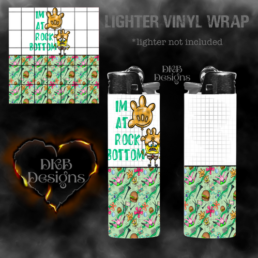 Rock bottom lighter vinyl wrap