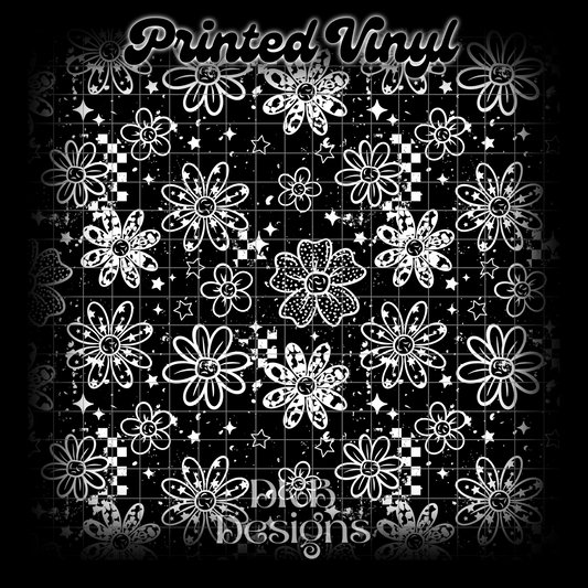 Grunge florals Vinyl