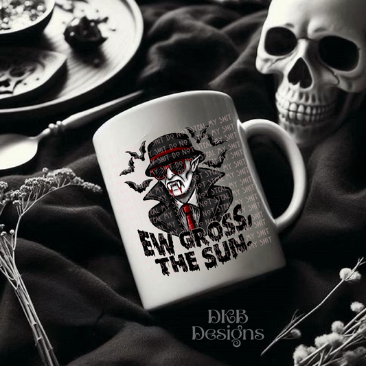 Ew gross black UV DTF