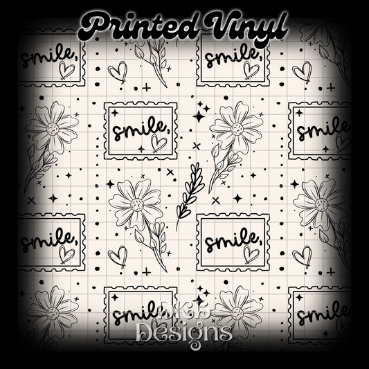 Smile stamp Vinyl