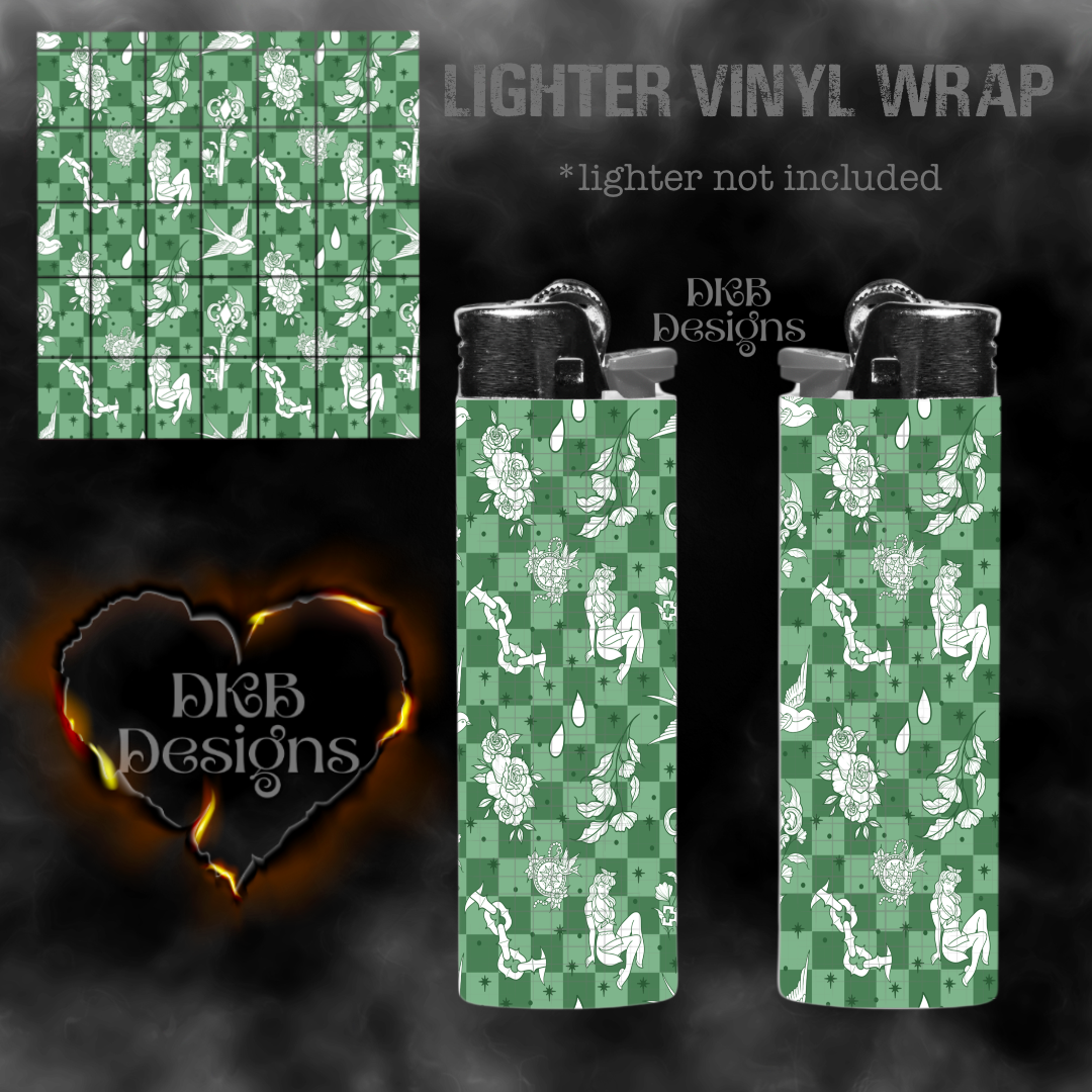 Tough guy lighter vinyl wrap