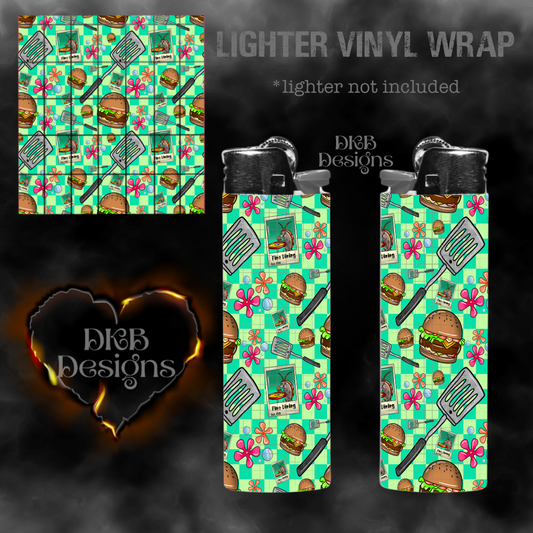 Fine dining lighter vinyl wrap