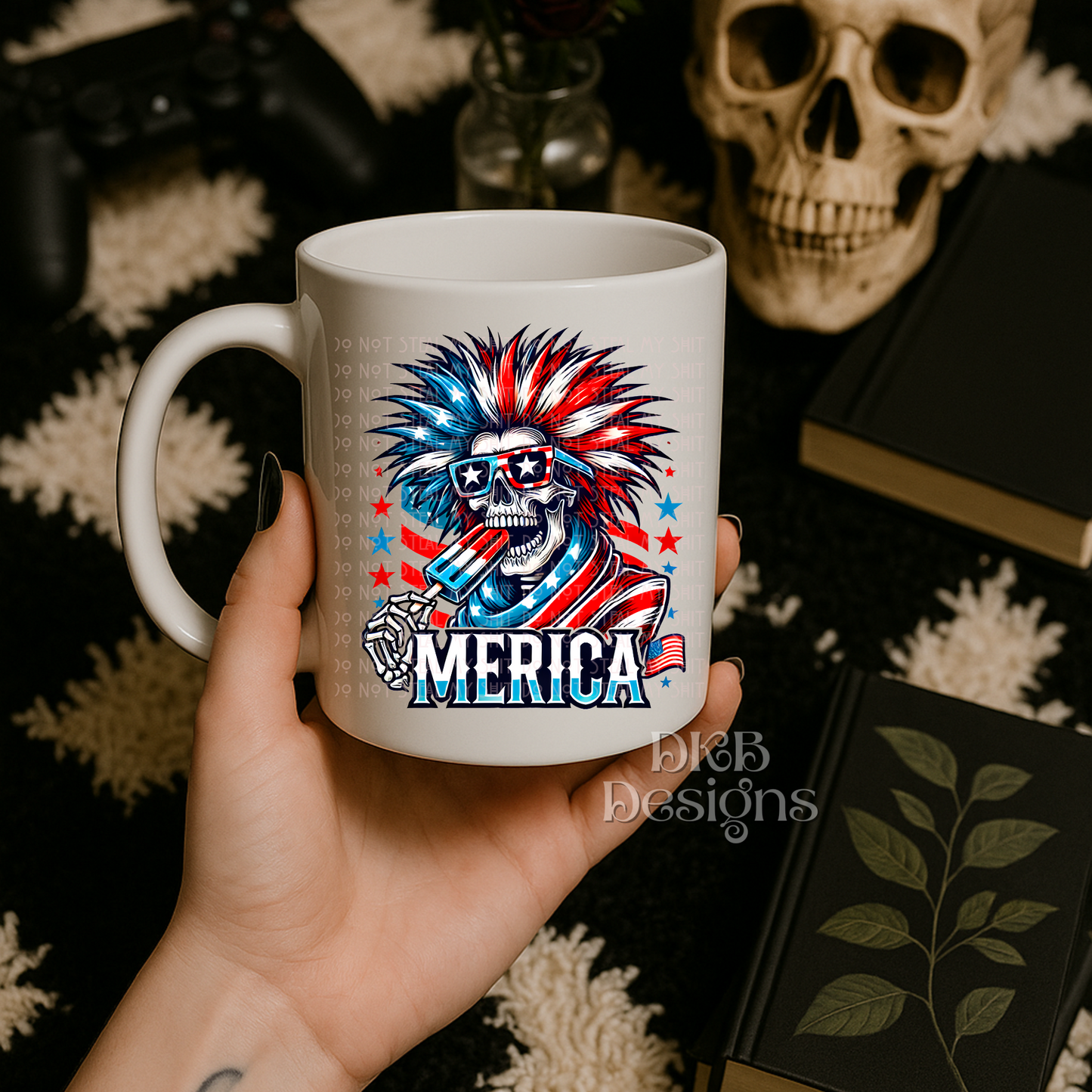 Merica Skellie UV DTF