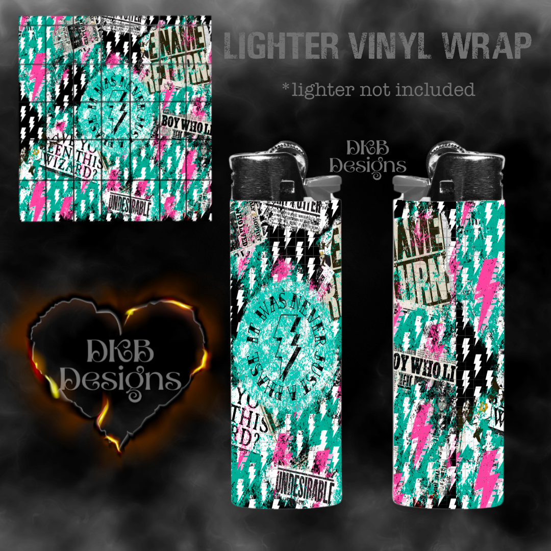 Never just a phase vinyl lighter wrap