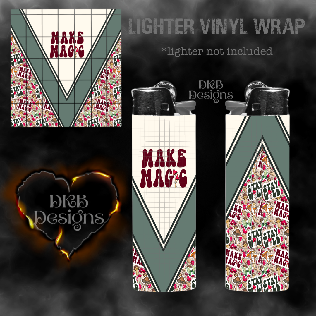 Make magic vinyl lighter wrap