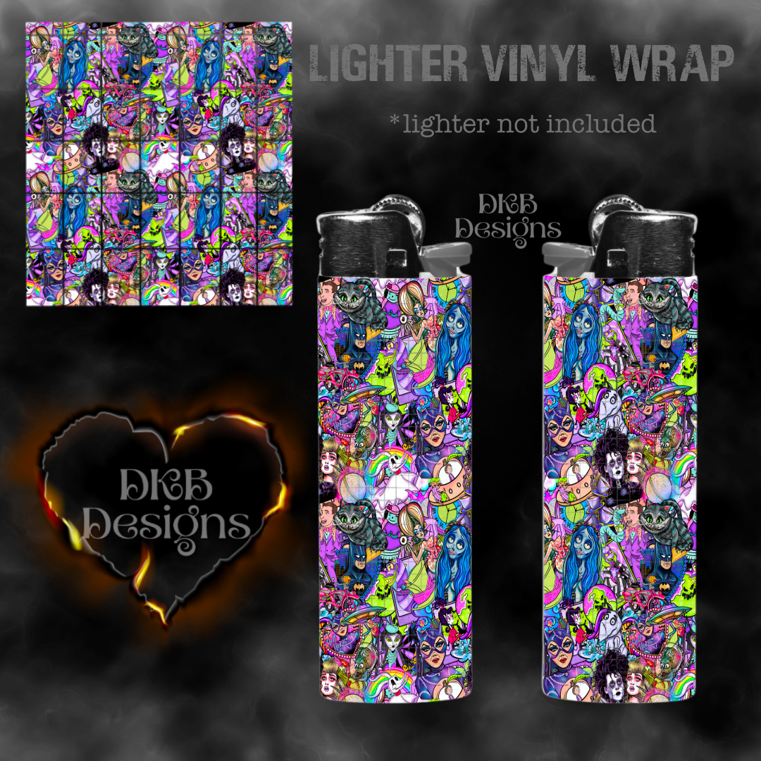 LF TB mashup vinyl lighter wrap