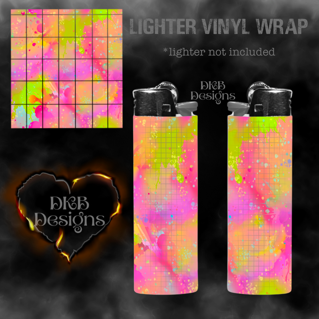 LF inspo peach vinyl lighter wrap
