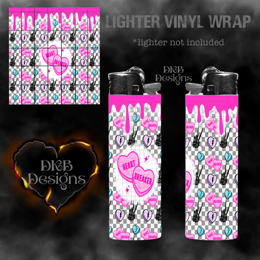 Heartbeaker vinyl lighter wrap
