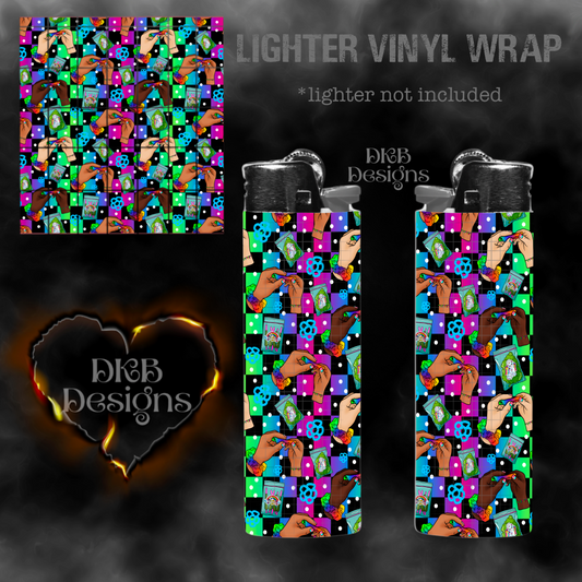 High scrunchies lighter vinyl wrap